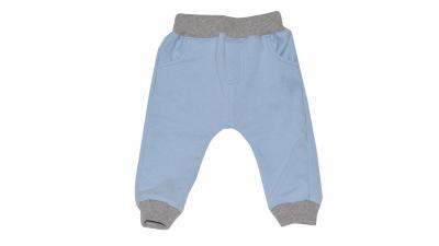 Бебешки спортен панталон - светло синьо